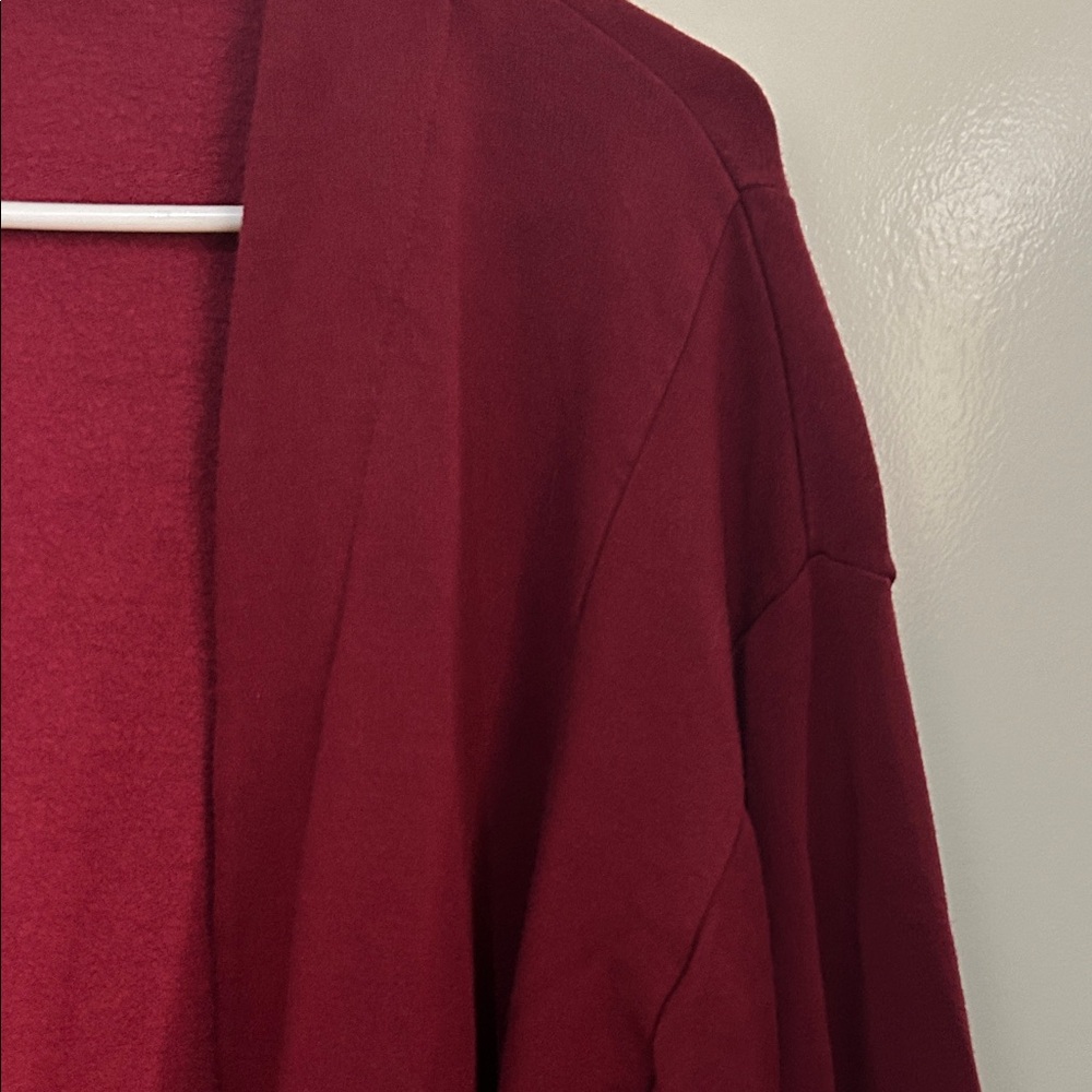 Amour Vert Deep Red Cardigan - Picture 3 of 7